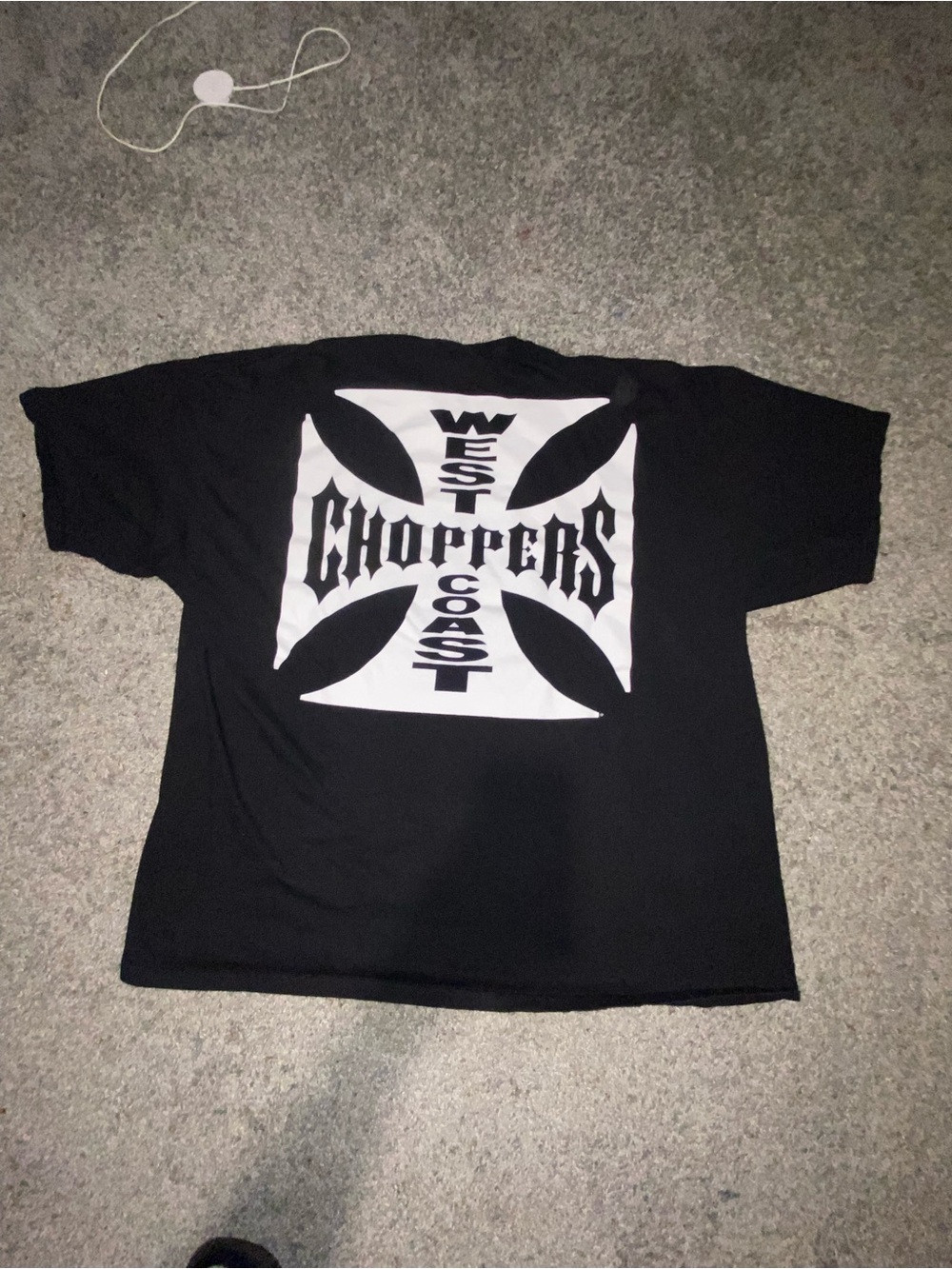 West coast choppers Black Graphic Tee short sleeve black and white